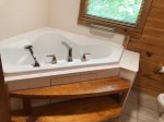Steps to Enter Soaking Tub